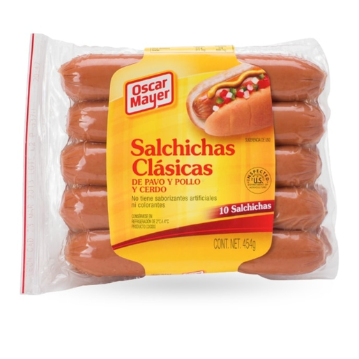 SALCHICHA CLASICA 454 GRS OMA