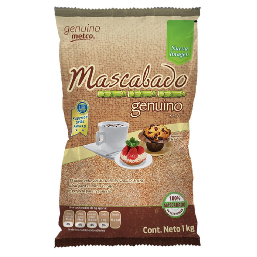 AZUCAR MASCABADO 1/1 KG METCO