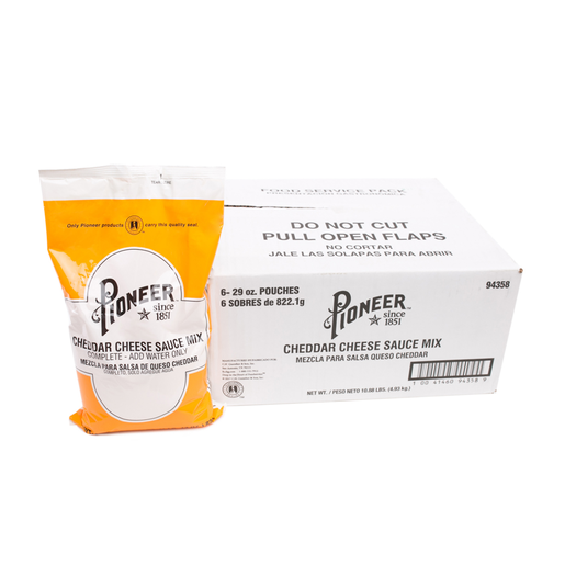 PIONNER CHEDDAR CHEESE SAUCE MIX 6/822GR