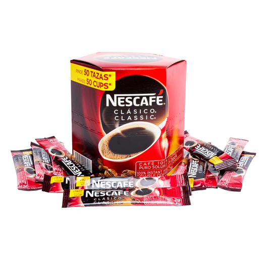 CAFE NESCAFE CLASICO PORCION 50/2GRS