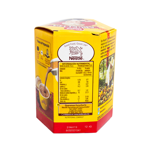 *D*CHOCOLATE ABUELITA 6/90GRS NESTLE