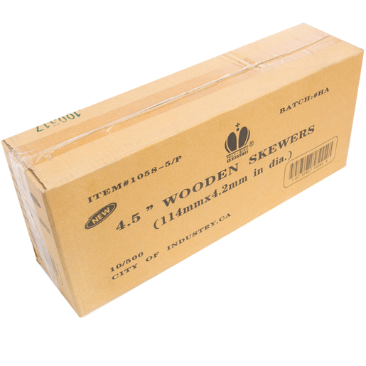 ***PALOS ELOTE 4.5" POLY KING 500PZA WOO