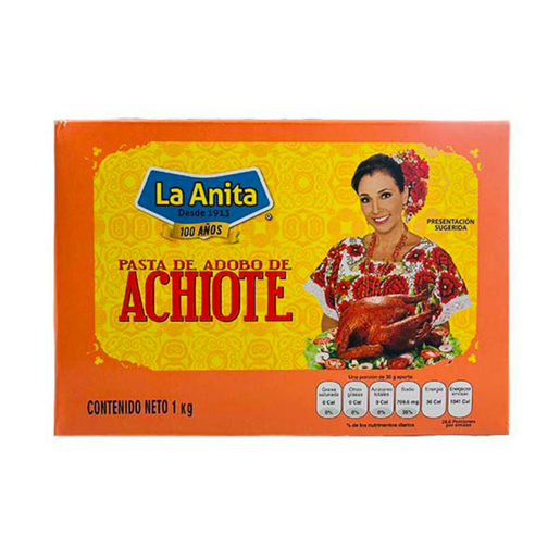 ACHIOTE EN PASTA 1KG LA ANITA