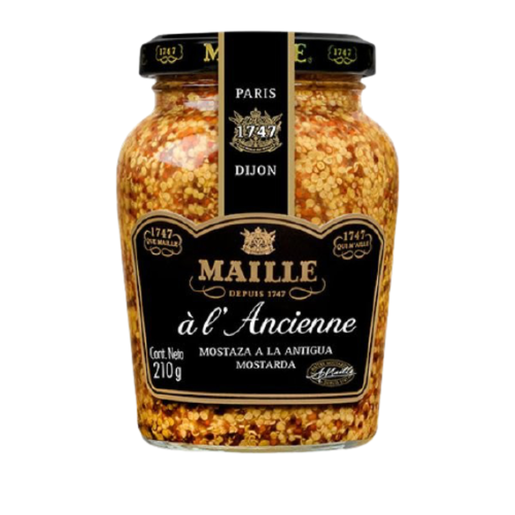 MOSTAZA A LA ANTIGUA 210GR MAILLE