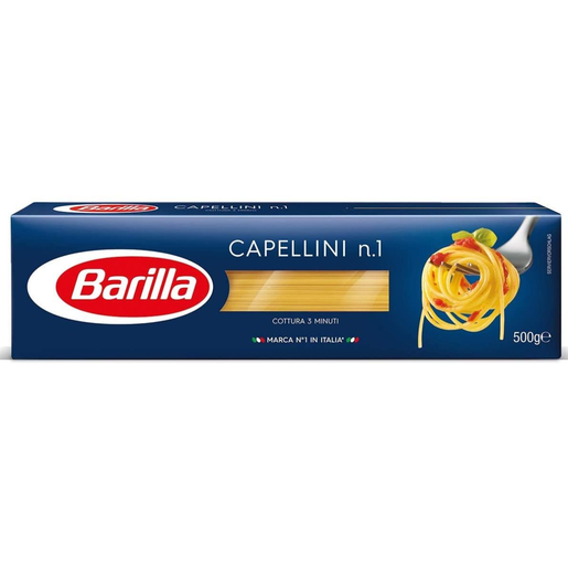 ***PASTA CAPELLINI 500 GRS BARILLA