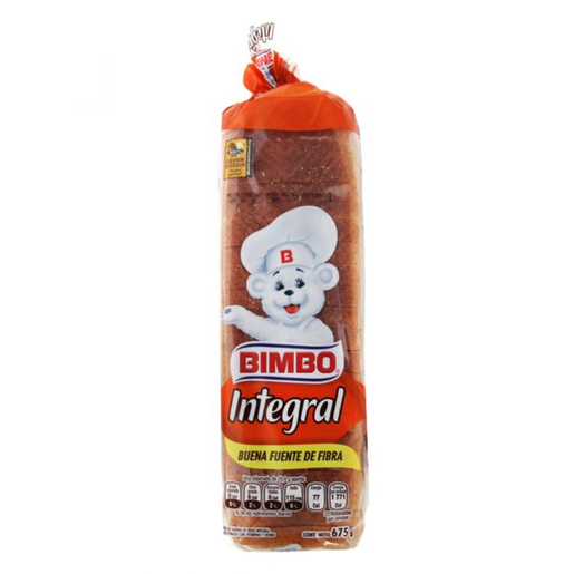 PAN INTEGRAL 675GR BIMBO