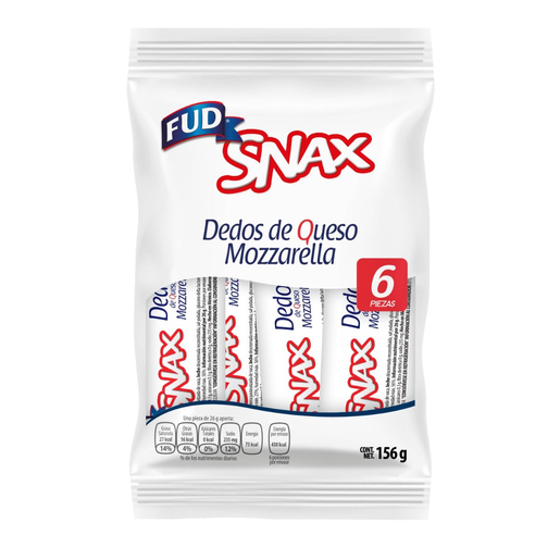 DEDO DE QUESO MOZZARELLA 6 PACK FUD
