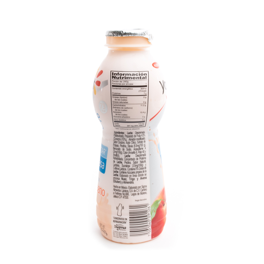 YOG DOBLE CERO BEBER DURAZNO 242 GR YPT