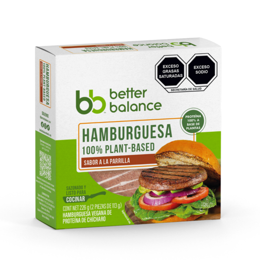 HAMBURGUESA GRILL RETAIL 226G 2 PZA BB