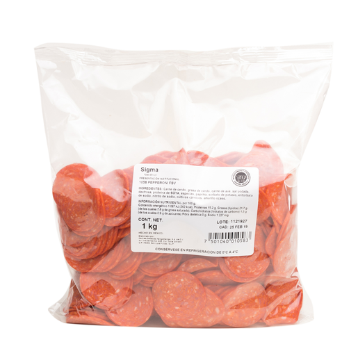 PEPPERONI COCIDO 1KG AZERTA