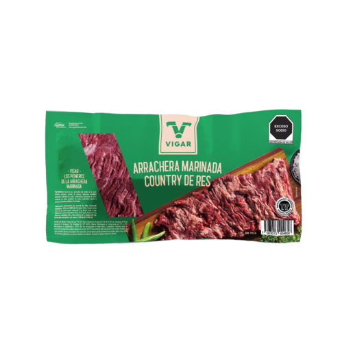 ARRACHERA MARINADA DE RES COUNTRY VIGAR