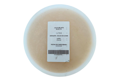 ***LULO GELATO DULCE DE LECHE 4L