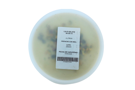 LULO GELATO PISTACHE CON MIEL 4L