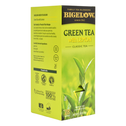 TE VERDE WITH LEMON 1/28 PZAS BIGELOW