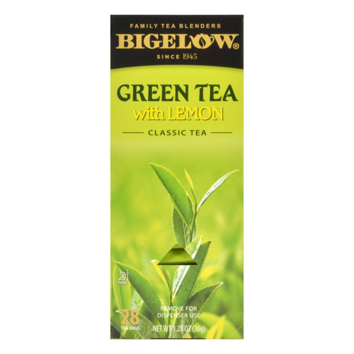 TE VERDE WITH LEMON 1/28 PZAS BIGELOW