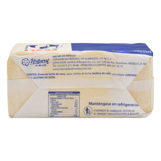 MANTEQUILLA BARRA 1 KG LOMA LINDA