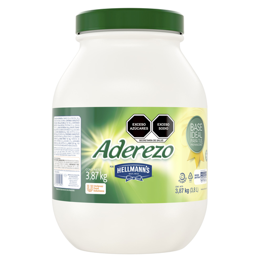 ADEREZO MAYONESA 3.785KGS HELLMANS