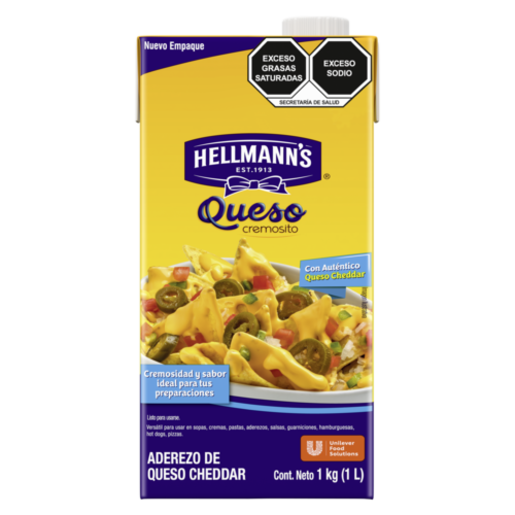 ADEREZO QUESO CHEDDAR HELLMANN 12/1L