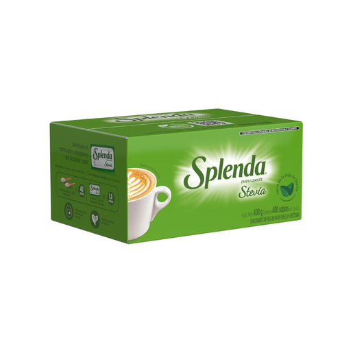 ENDULZANTE STEVIA 400 S/ 1 GR SPLENDA