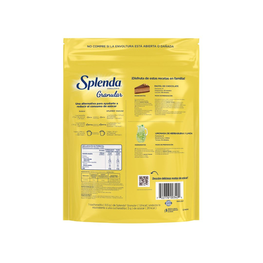 ENDULZANTE GRANULADO 550 GR SPLENDA