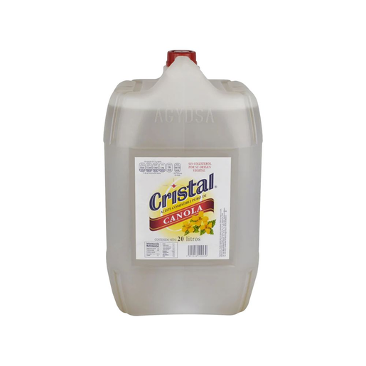 ACEITE CANOLA 20 LT CRISTAL