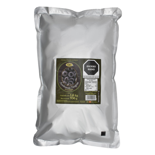 ACEITUNA NEGRA REBANADA 1.6 KG VERMEX