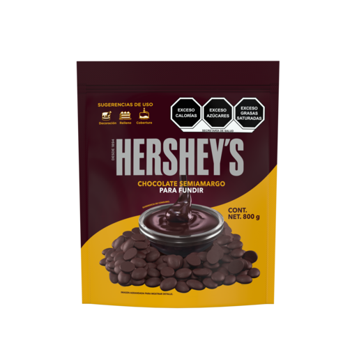 CHOCOLATE P/FUNDIR BOLSA 800 GR HERSHEYS