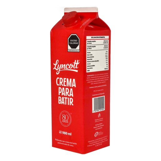 CREMA PARA BATIR 1/0.980 ML LYNCOTT