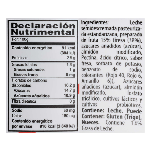 YOGHURT BATIDO FRESA 1 KG YPT