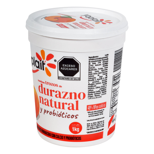 YOGHURT BATIDO DURAZNO 1 KG YPT