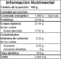 QUESO TIPO GOUDA 3.3KG QUESO TIPO GOUDA 3.3KG