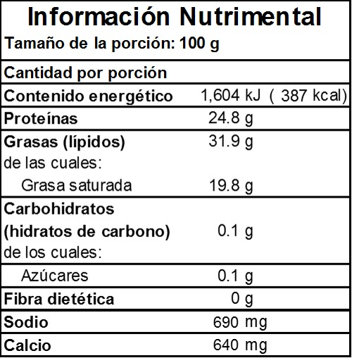 QUESO DAYSI BARRA LA VILLITA QUESO DAYSI BARRA LA VILLITA