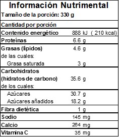 YOGHURT BEBER LICUADO FSA/CER 330 G YPT YOGHURT BEBER LICUADO FSA/CER 330 G YPT